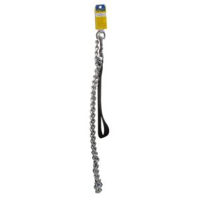 Titan Chain Lead with Nylon Handle - Black - X Heavy Chain - 48" Long